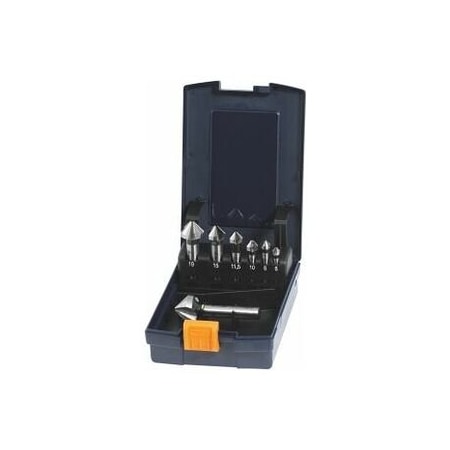 Garant 7 Pc HSS Countersink Set, 90 Deg, Uncoated, 6 mm to 25 mm 150312 7